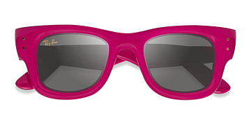 Polished Fucsia Ray-Ban RB4940 Wayfarer Puffer -  Plastique Lunettes de soleil