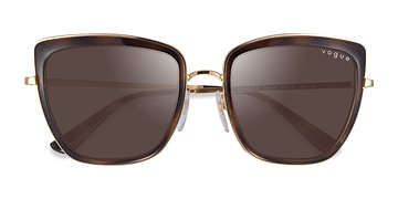 Tortoise Gold Vogue Eyewear VO4223S -  Métal Lunettes de soleil