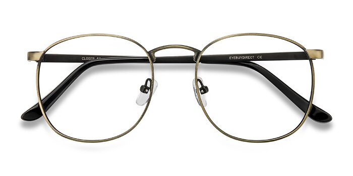 Bronze Closer -  Métal Lunettes de vue