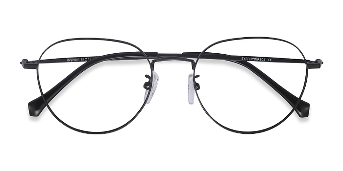 Noir Inspire -  Vintage Métal Lunettes de vue