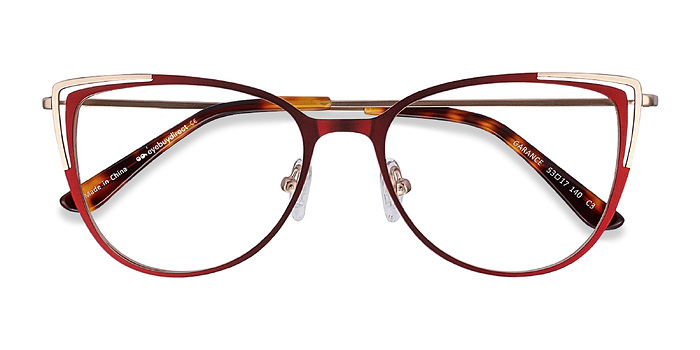 Red & Gold Garance -  Mode Métal Lunettes de vue
