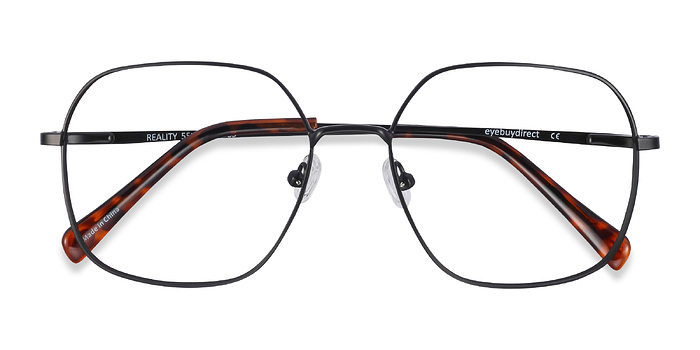 Noir Reality -  Légèreté Métal Lunettes de vue