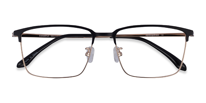 Black  Gold Example -  Métal Lunettes de vue