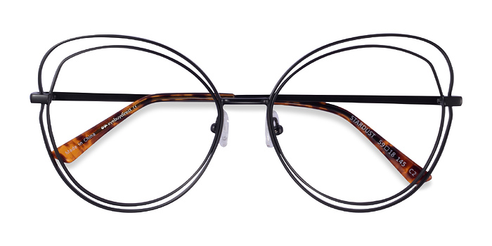 Matte Black Stardust -  Métal Lunettes de vue