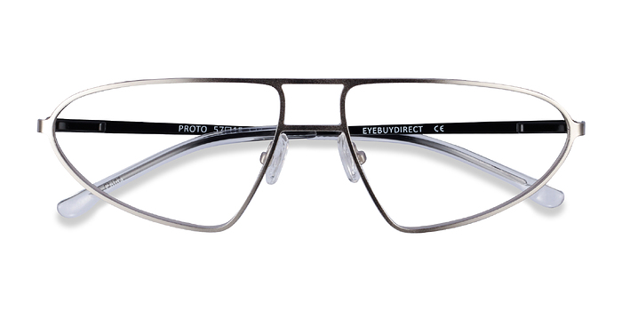 Silver Black Proto -  Métal Lunettes de vue