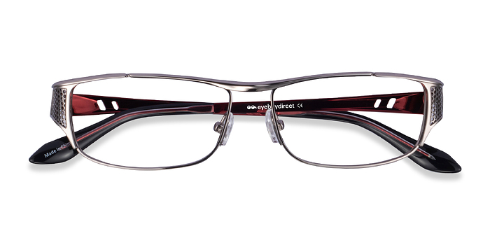 Gunmetal Black Red Pro -  Métal Lunettes de vue