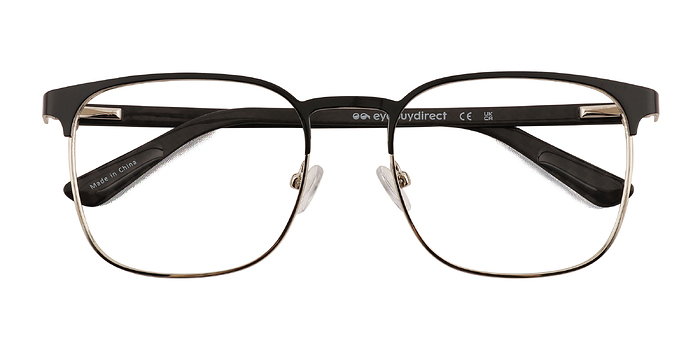 Black Silver Whir -  Métal Lunettes de vue