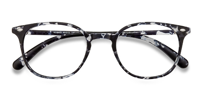 Black Floral Hubris -  Légèreté Plastique Lunettes de vue