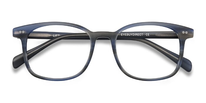 Blue Striped Lift -  Acétate Lunettes de vue