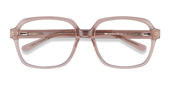 Clear Brown Tompkins -  Vintage Acétate Lunettes de vue