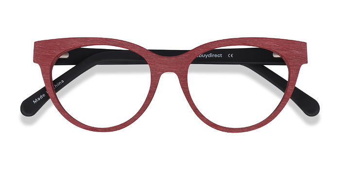 Berry Red Paula -  Vintage Acétate Lunettes de vue
