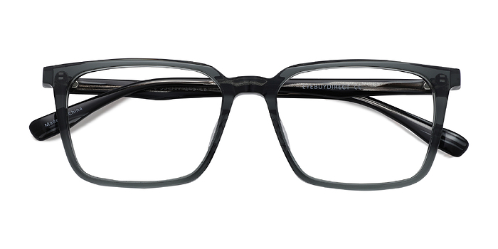 Clear Gray   Black Basic -  Geek Acétate Lunettes de vue