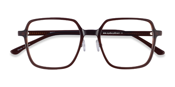 Marron foncé Modern -  Acétate Lunettes de vue