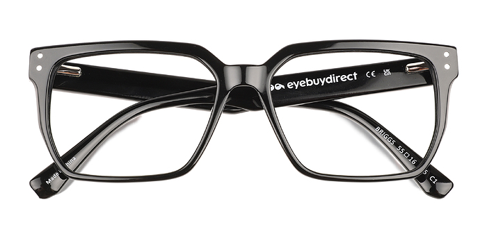 Noir Briggs -  Acétate Lunettes de vue