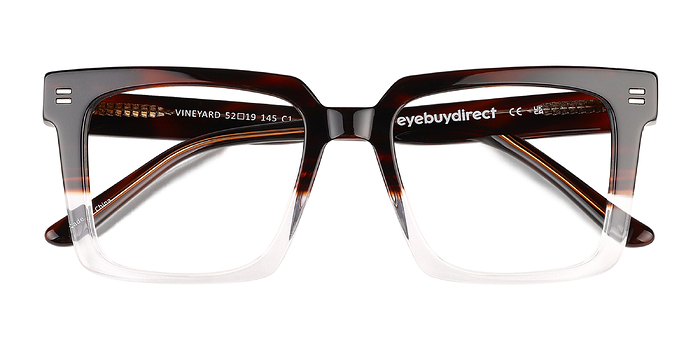 Brown Clear Vineyard -  Acétate Lunettes de vue