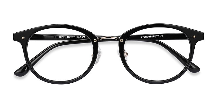 Black Golden Fetching -  Métal Lunettes de vue