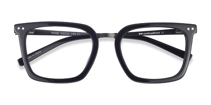 Noir Poise -  Acetate, Metal Lunettes de vue