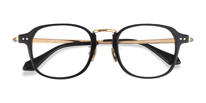 Noir Lalo -  Métal Lunettes de vue