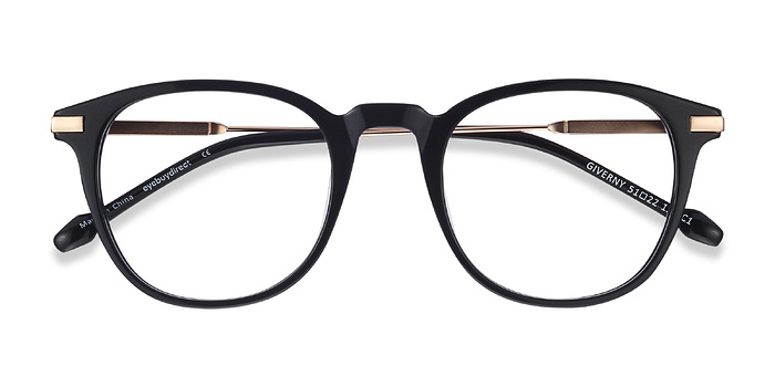 Noir Giverny -  Mode Acetate, Metal Lunettes de vue