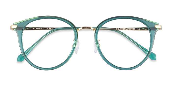 Teal Hollie -  Mode Plastic, Metal Lunettes de vue