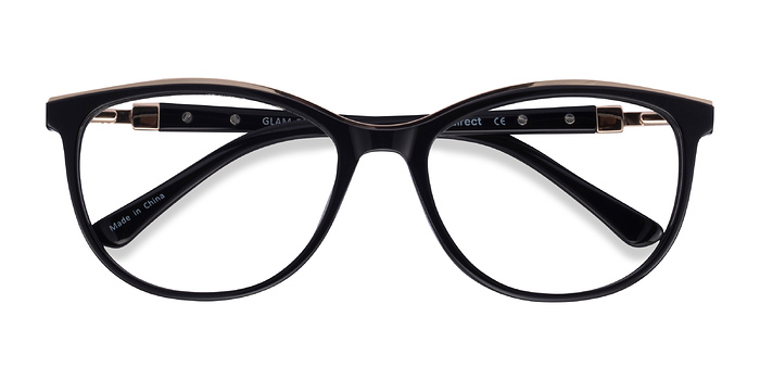 Noir Glam -  Acetate, Metal Lunettes de vue