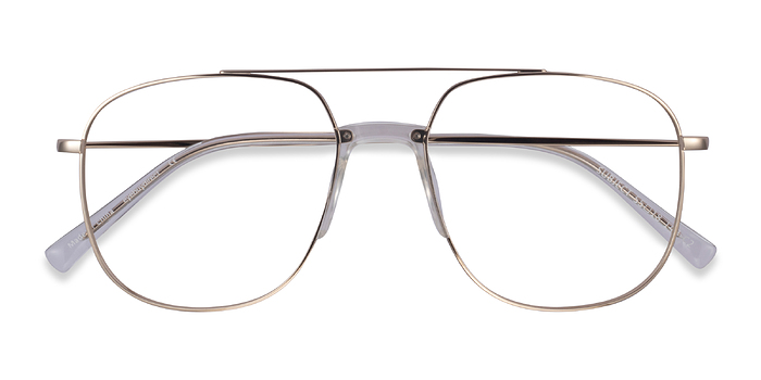 Gold & Clear Subject -  Acetate, Metal Lunettes de vue