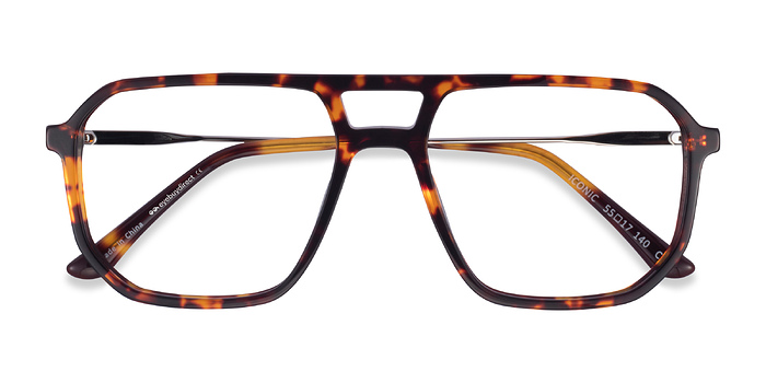 Tortoise & Silver Iconic -  Acetate, Metal Lunettes de vue