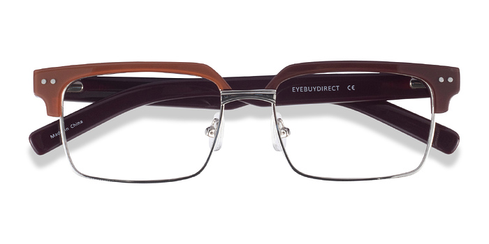 Brown Silver Byron -  Métal Lunettes de vue