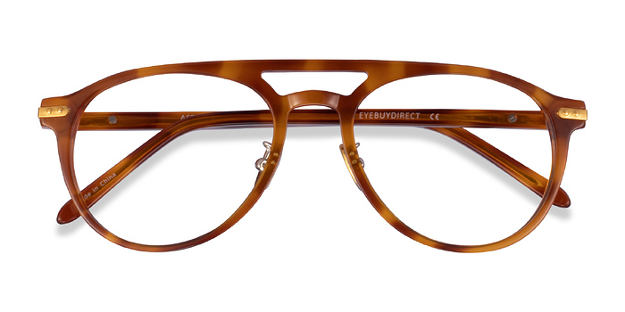 Brown Tortoise Gold Aston -  Métal Lunettes de vue