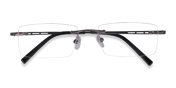 Gunmetal Percy -  Légèreté Métal Lunettes de vue