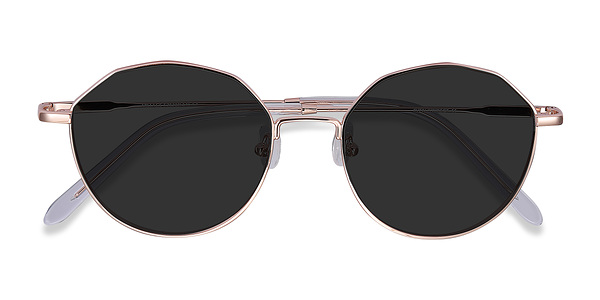 Rose Gold Village -  Vintage Metal Sunglasses