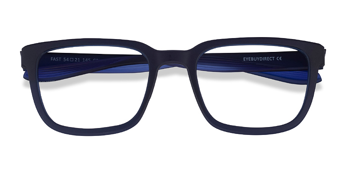 Matte Blue Fast -  Plastique Lunettes de vue