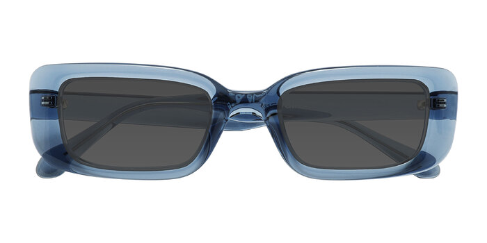 Bleu Norrie -  Plastique Lunettes de soleil