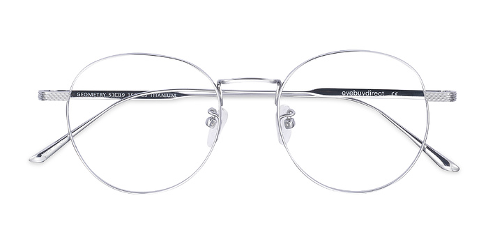 Argenté Geometry -  Mode Titanium Lunettes de vue
