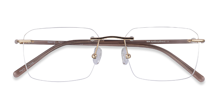 Gold Brown Nate -  Titanium Lunettes de vue