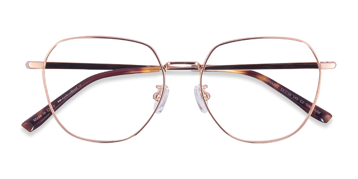 Or rose Alphabet -  Titanium Lunettes de vue