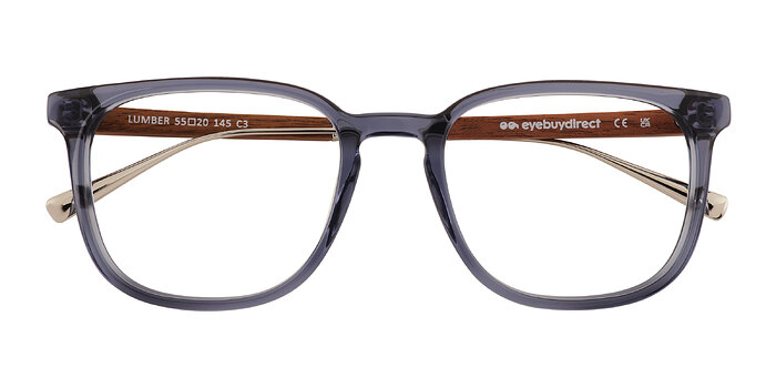 Bleu Lumber -  Bois mixte Lunettes de vue