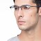 Axiom Bleu pâle Métal Montures de lunettes de vue pour Hommes d'EyeBuyDirect