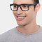 Oakley Litebeam Satin Black Plastique Montures de lunettes de vue pour Hommes d'EyeBuyDirect