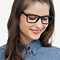 Ray-Ban RB7025 Noir Plastique Montures de lunettes de vue pour Femmes d'EyeBuyDirect