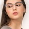 Arcadian Navy Silver Métal Montures de lunettes de vue pour Femmes d'EyeBuyDirect