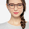 Lattice Red Purple Métal Montures de lunettes de vue pour Femmes d'EyeBuyDirect