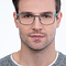 Dakota Bleu Métal Montures de lunettes de vue pour Hommes d'EyeBuyDirect
