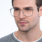 Reason Bleu marine  Métal Montures de lunettes de vue pour Hommes d'EyeBuyDirect