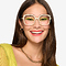 Althea Yellow Floral Métal Montures de lunettes de vue pour Femmes d'EyeBuyDirect