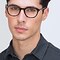 Runaway Noir Acétate Montures de lunettes de vue pour Hommes d'EyeBuyDirect