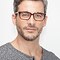 Edit Brun Acétate Montures de lunettes de vue pour Hommes d'EyeBuyDirect