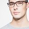 Edit Clear Gray Acétate Montures de lunettes de vue pour Hommes d'EyeBuyDirect