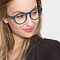 Bright Side Vert Plastique Montures de lunettes de vue pour Femmes d'EyeBuyDirect