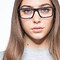 Persian Matte Black Plastique Montures de lunettes de vue pour Femmes d'EyeBuyDirect